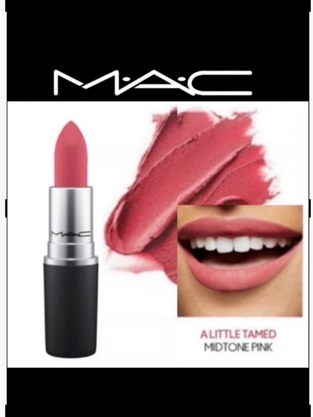 MAC Cosmetics  Powder Kiss Lipstick -A Little Tamed